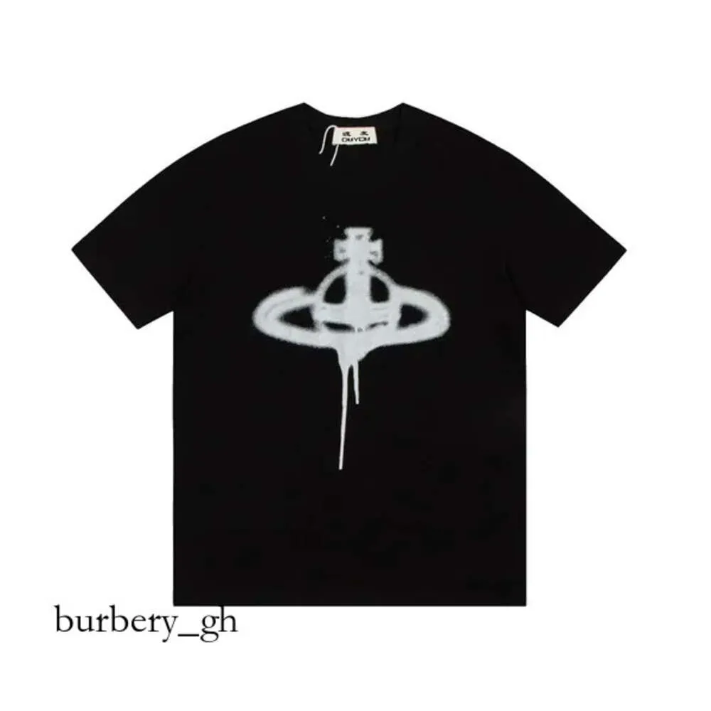 DUYOU Мужская футболка с распылителем Orb Vivienne West Wood, брендовая одежда, мужская и женская летняя футболка с буквами, хлопковое джерси 596