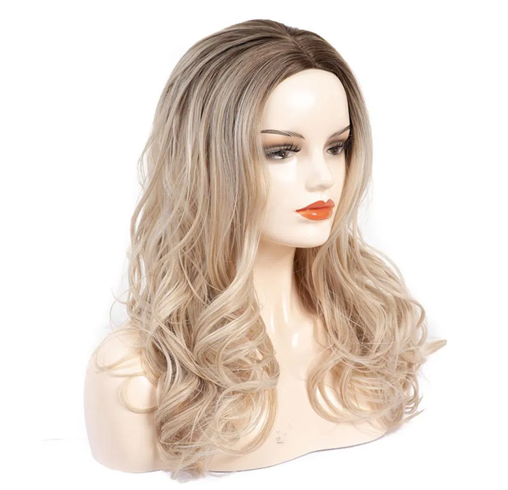 The wig Crossborder dedicated source factory custom OEM European and American wigs Large wave long curly headgear7884986