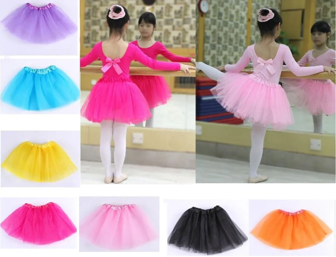 baby Tutu Skirt Princess Dance Party Tulle Skirt fluffy chiffon skirt girls Ballet dance wear Party costume Baby girl clothes 7365324