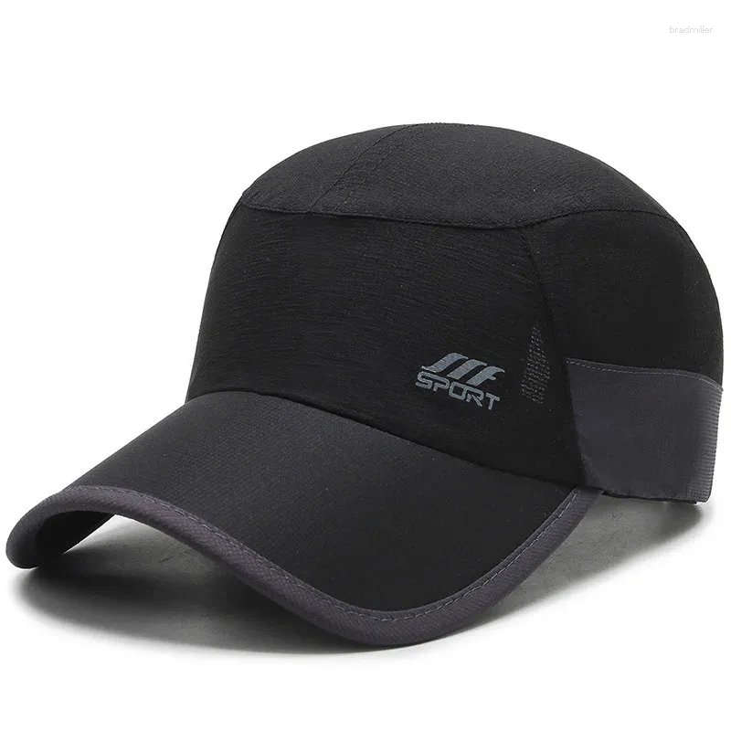 Gorras de bola GBCNYIER Ultra-Slim Tela de secado rápido Verano Sun Cap Mujeres Hombres Unisex Secado rápido Malla Ciclismo Running Hat Hueso Transpirable H