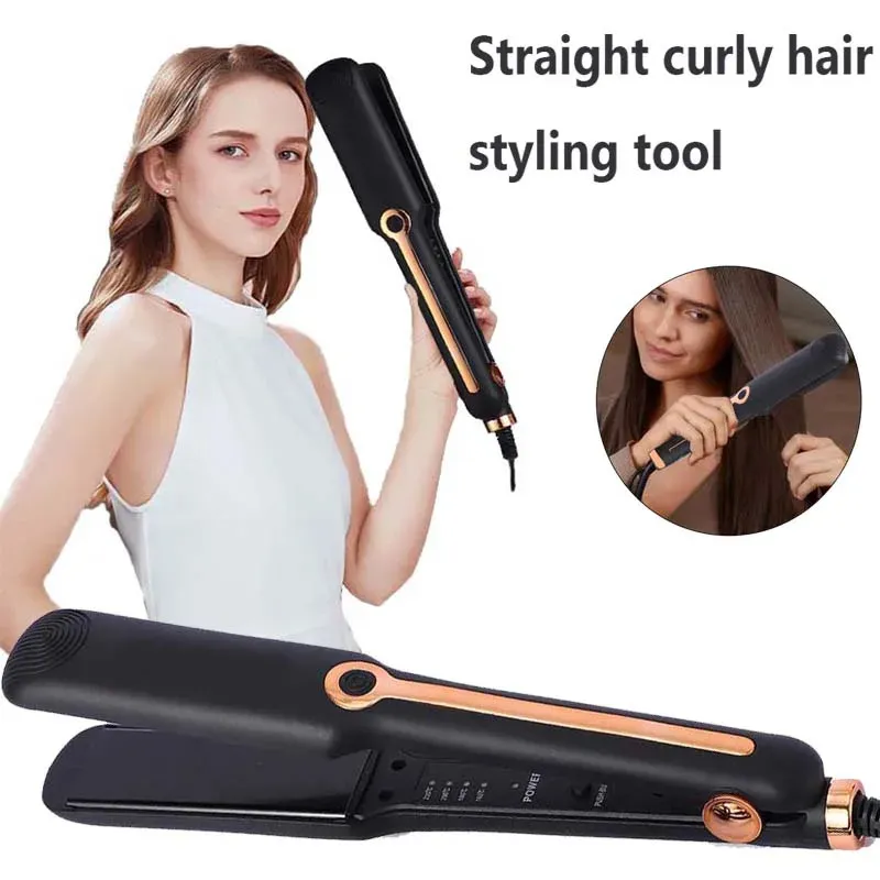 Ceramic Best Hair Straightener Curler 2019 2-in-1 Hair