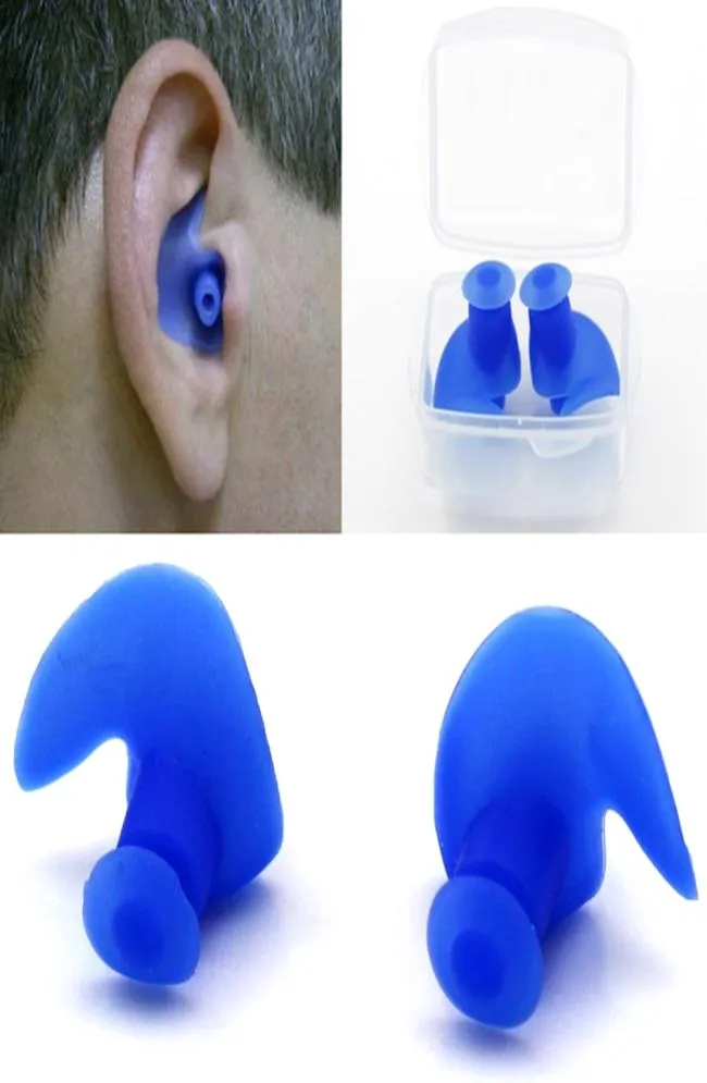 1 Pair Waterproof Swimming Professional Silicone Swim Earplugs for Adult Swimmers Children Diving Soft AntiNoise Ear Plug6343859