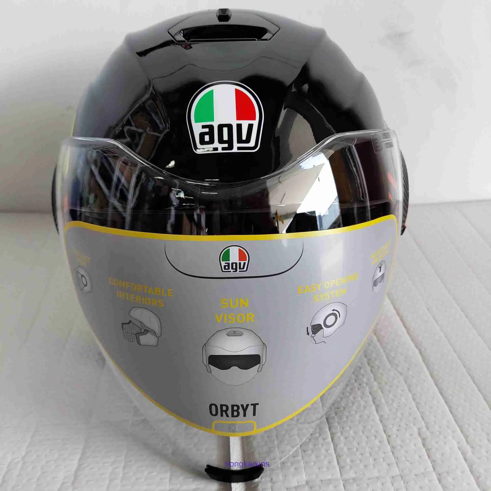 AGV ORB défaut trois quarts demi-casque avec double lentille pour hommes et femmes moto 99 DZJT