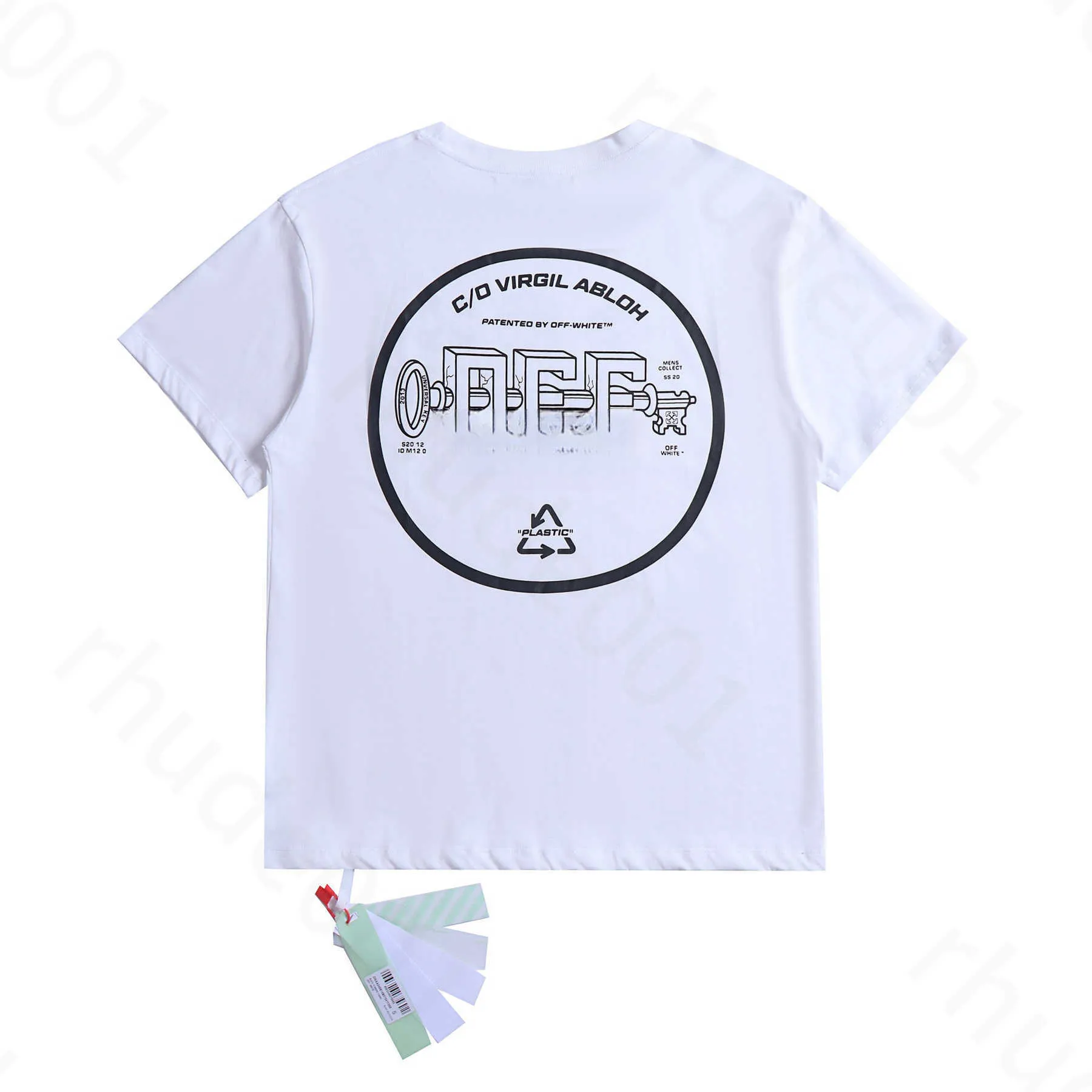 2024 New Fashion t Shirt Luxurys Offes Abbigliamento Mens Tee e Women Loose Tees Tops Man Casual Street Graffiti Felpaoff Offswhite Arrow Camicie