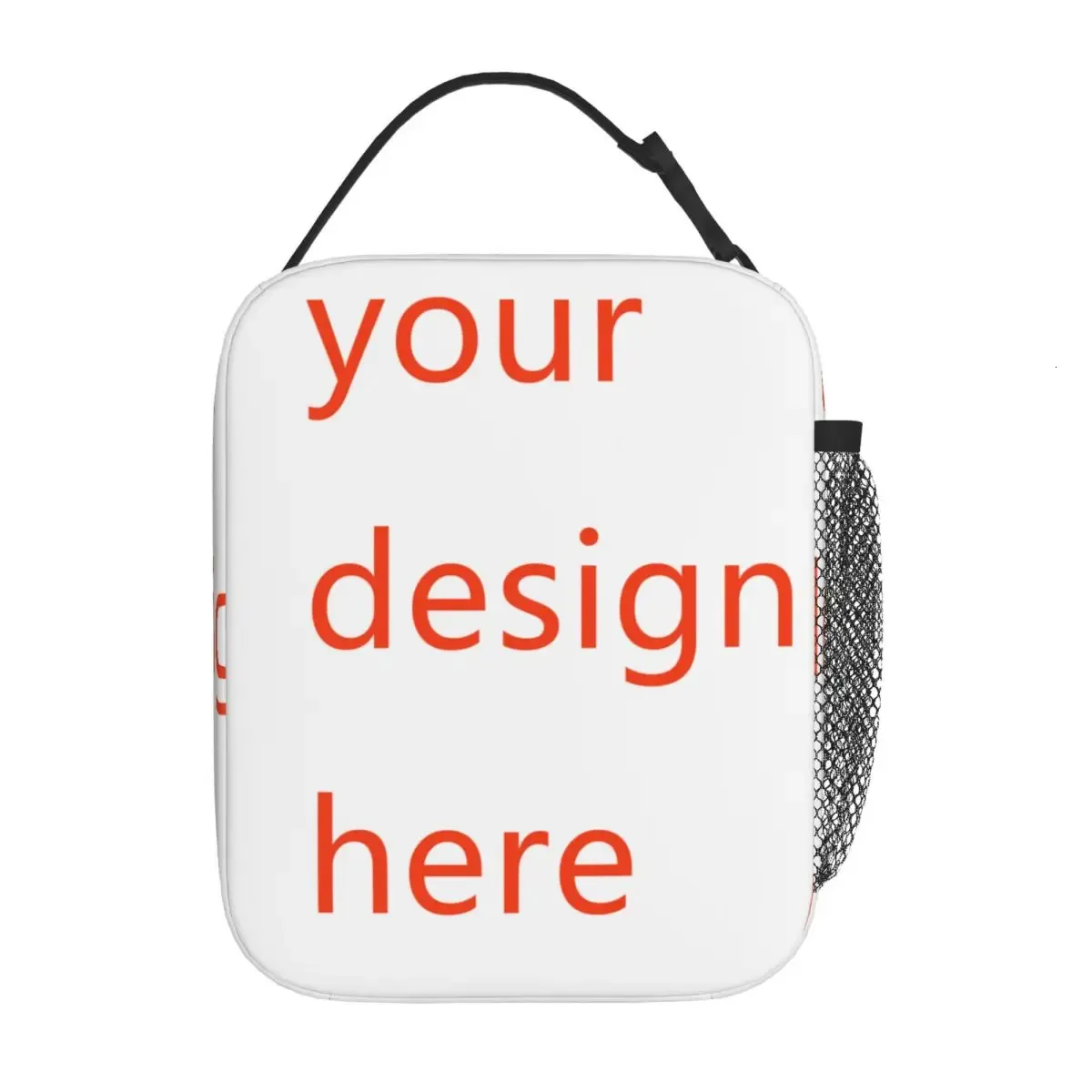 Personalizza il tuo design personalizzato Borsa per il pranzo isolata Borsa portatile fai-da-te o contenitore per pasti Borsa termica 240226