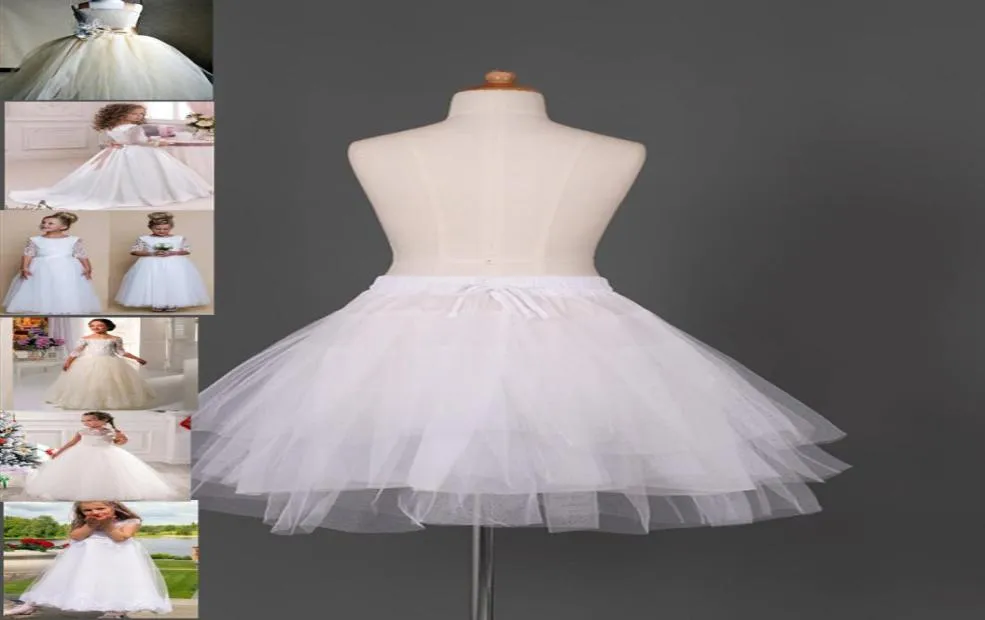 女の子039ペチコート結婚式のための花の女の子のドレスガールズ039ペチコート聖体拝領のための白いドレス