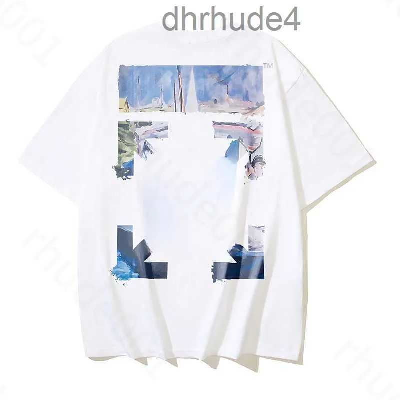 Herren Designer -Shirt Mode -Offs T -Shirt Klassische Marken Mann Frauen Baumwolle T -Shirts Luxus Kurzärmel Offswhite Tops T -Shirts Back Pfeile malen Sie weiße T -Shirts Vruk