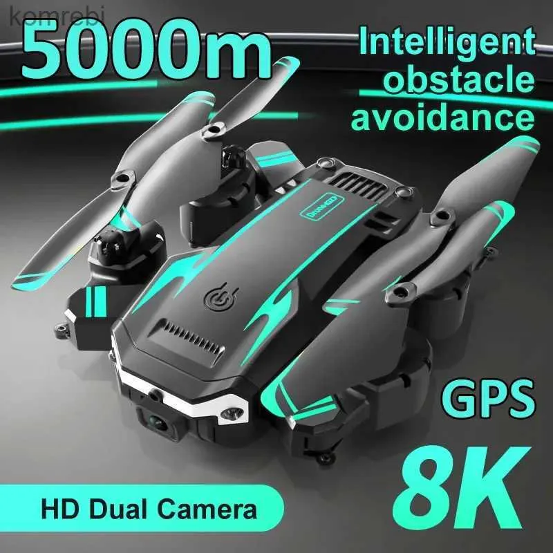 Drones TOSR G6 Drone Profesional HD 8K 5G GPS Dron Fotografía aérea 4K Cámara Evitación de obstáculos Helicóptero RC Quadcopter Juguete Regalos 24313