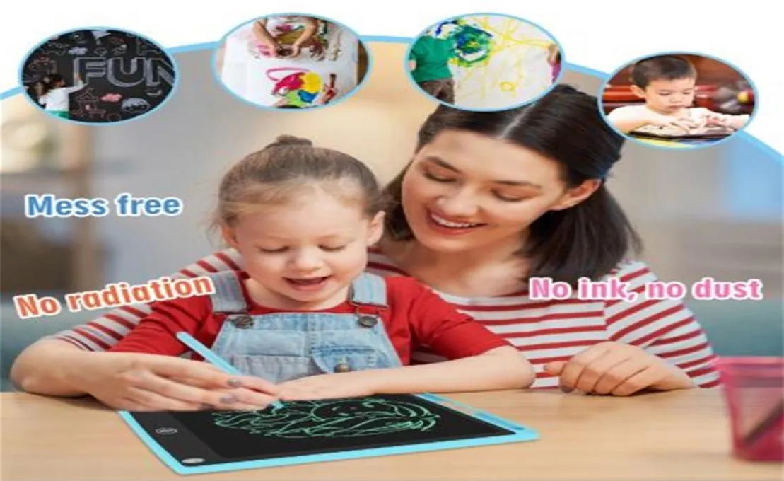 Newyes Çizim Tablet 85 Quot LCD Yazma Tablet Elektronik Grafik Kartı Ultra Dramları Taşınabilir El Yazısı Pen Kids GI6239724