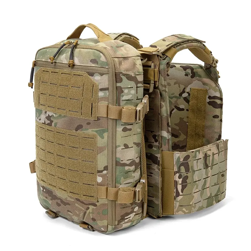 Täcker 1000D Nylon Lättvikt Design Taktisk ryggsäck Vattentät Multicam Army Molle Rucksack för militär utomhusjakt