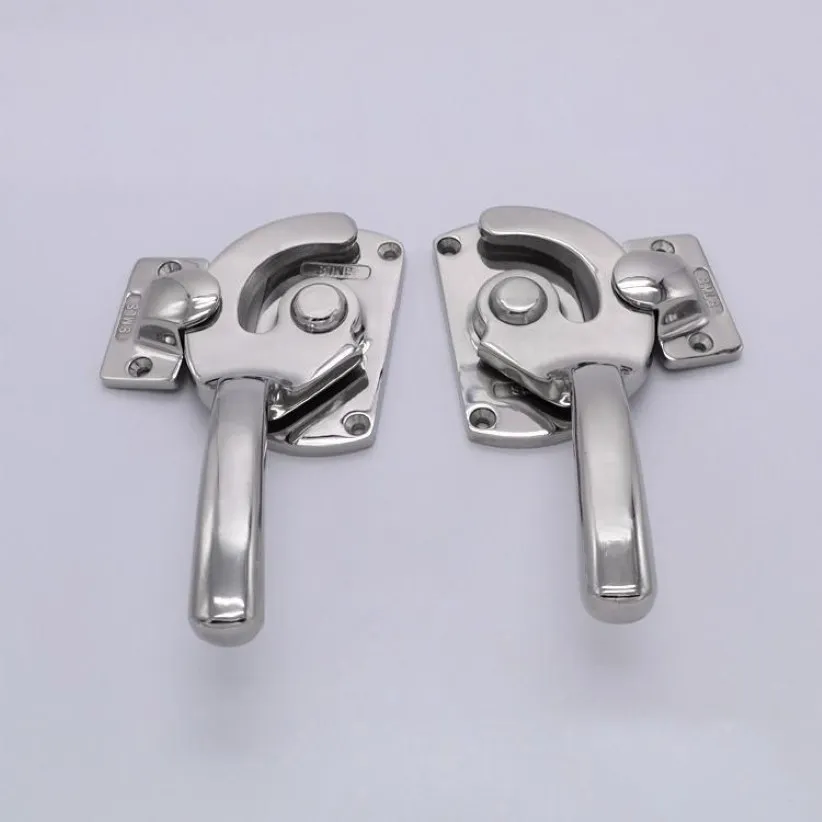 stainless steel zer handle oven door hinge Cold storage Industrial truck latch hardware pull cabinet closed tightly knob part295r