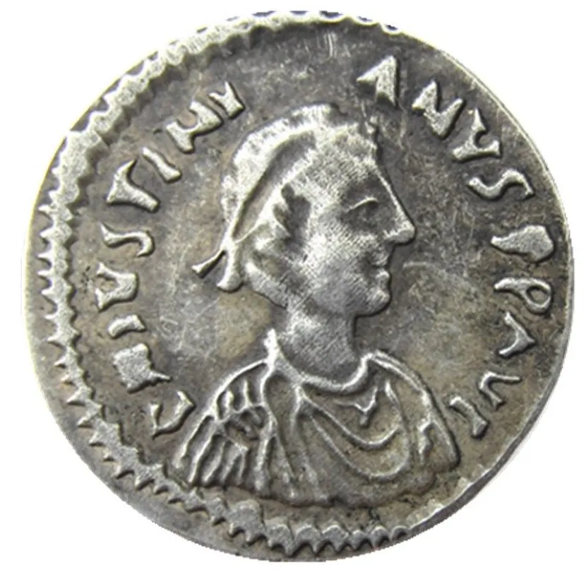 RM21 로마 고대 은도금 공예품 사본 동전 동전 금속 제조 공장 351I