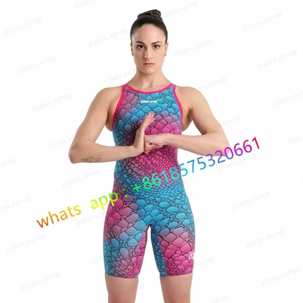 SWAME Zużycie 2022 Suit Triathlon śluzowane ściśle jeden kawałek stroju kąpielowego Kobiet Sports Swimsuit Kobiet Profesjonalny trening wyścigowy strój kąpielowy 240312