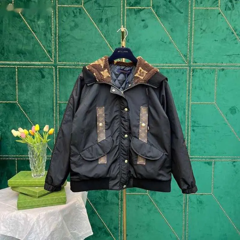 Дизайнерская хлопчатобумажная куртка Parkas с классической модной капюшоном универсальный
