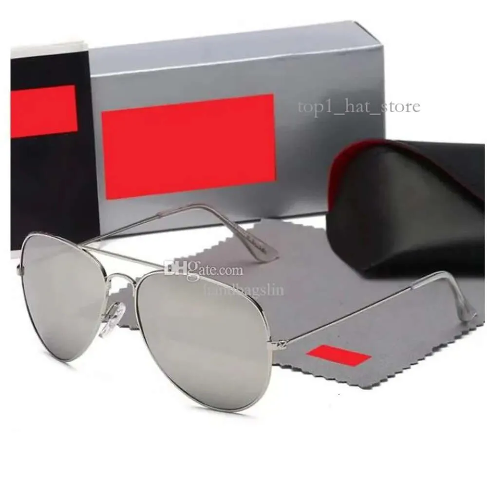 Raybands Sunglasse 브랜드 디자이너 편광 Rayband Sunglasse 남자 여성 조종사 선글라스 안경 안경 금속 프레임 폴라로이드 렌즈 103