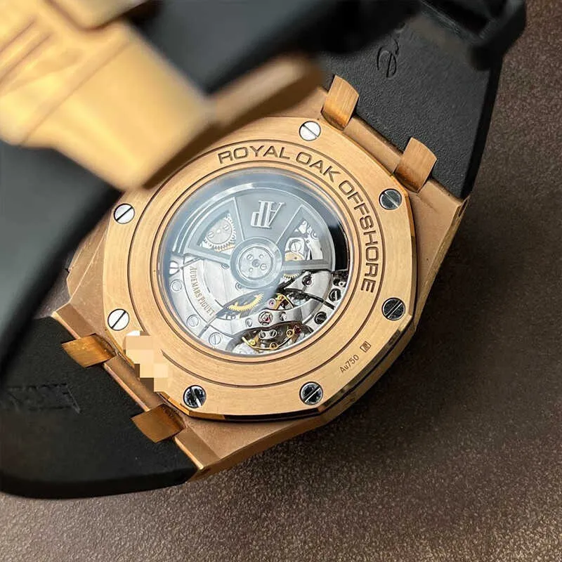 DHgate Iconic Celebrity AP Watch Royal Oak Offshore 26401 Automatic Machinery 18k Rose Gold Luxury Mens Watch Watches