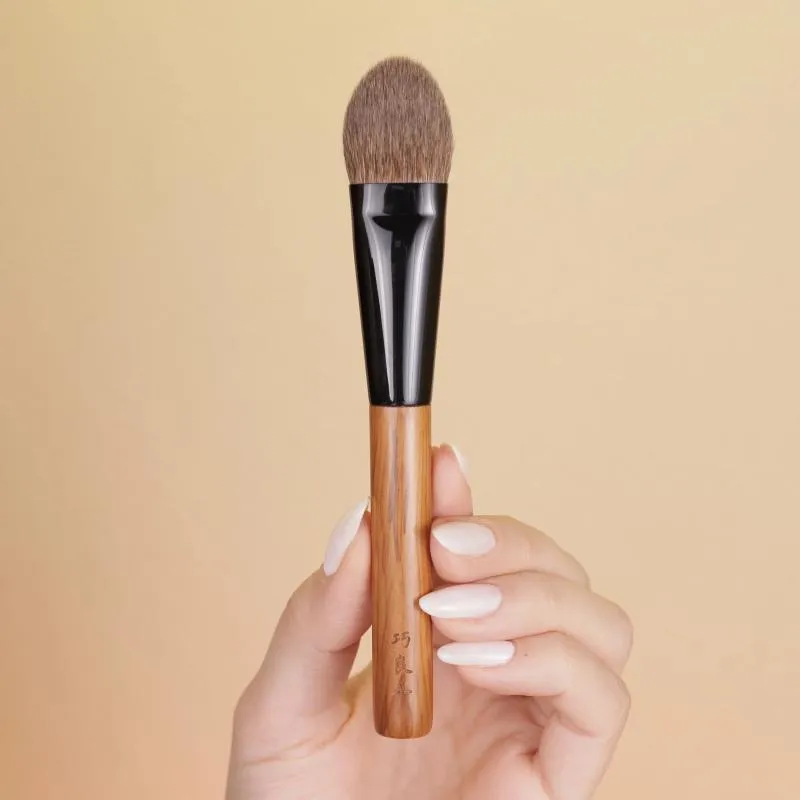 Makeup Brushes Qiaolianggong Professional Hand Made Brush Red Squirrel Hair Heart Shaped Powder Blusher Local