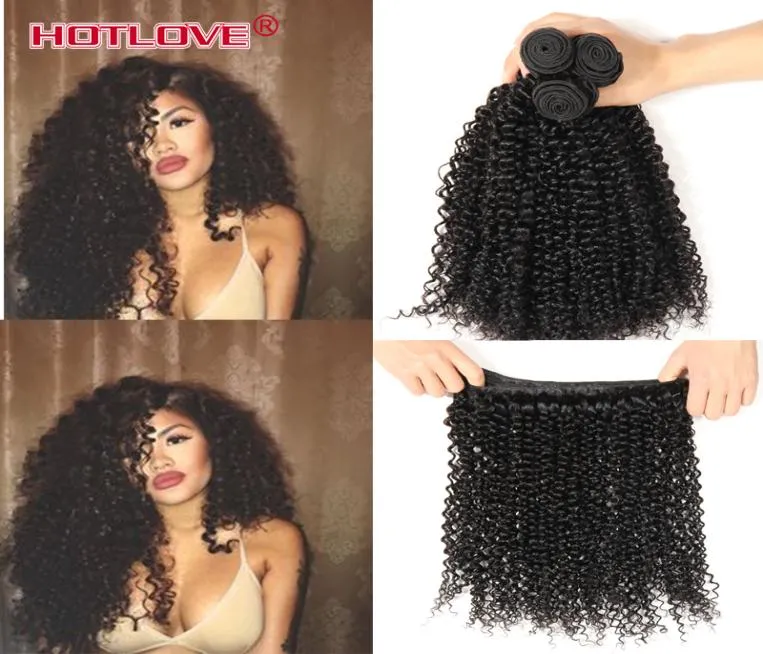 Malaisien Afro Crépus Bouclés Cheveux Mixte Longueur 3/4 Bundles Lot Non Transformés Malaisien Crépus Bouclés Vierge Cheveux Extensions de Cheveux Humains4884756