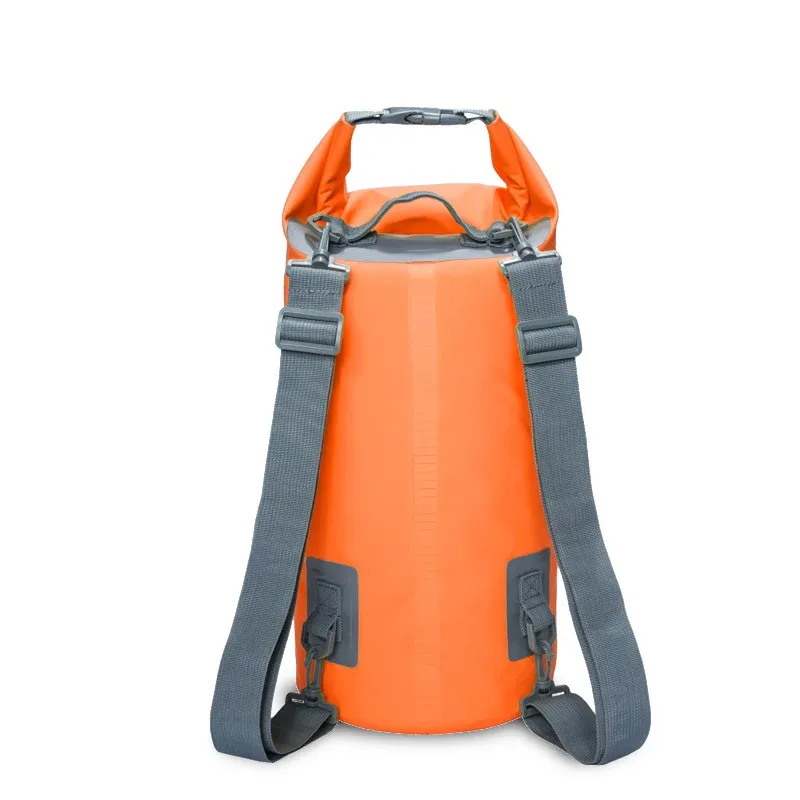 Borse 5/10/15/20/30L Outdoor Canottaggio Kayak PVC Impermeabile Dry Bag Leggero Immersioni galleggianti Escursione di campeggio Borse impermeabili