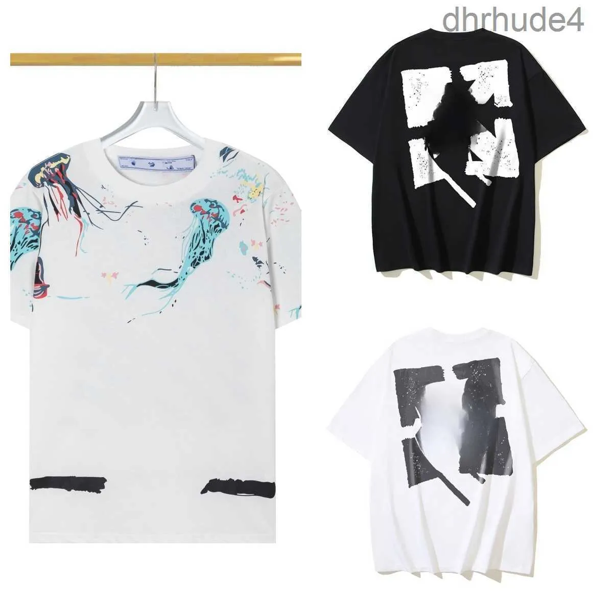 Offs Arrow T Shirt Yeni Erkek Gömlek Tasarımcı Lüks Offs Beyaz Klasik Gömlek Grafiti Sweatshirt Adam ve Kadın Tişörtleri Moda Konu Tee Çoklu Stilleri Kalça H 32E9