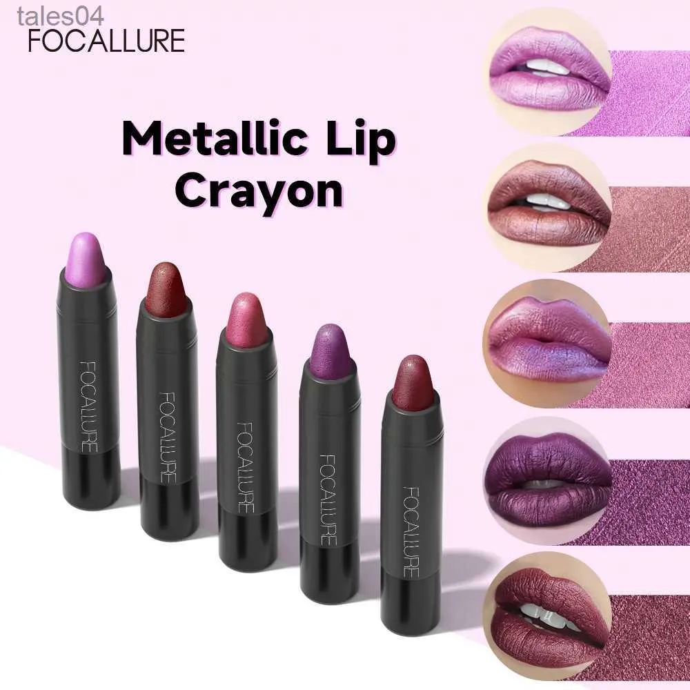 Lipstick FOCALLURE 31 Colors Matte Lipstick Pencil High Crayons Gloss Long-lasting Waterproof Lip Balm Pen Lips Makeup Women Cosmetics 240313