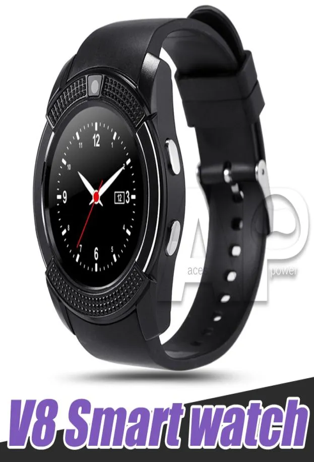 V8 Smart Watch Sport Smartwatch z 03M Camera SIM IPS HD Pełny koło dla Android System7989711