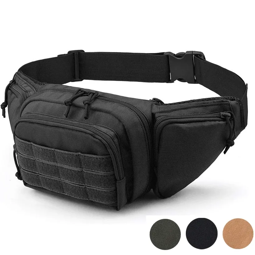 Bags Concealed Carry Tactical Handgun Waist Bag Outdoor Pistol Pouch Waist Pocket Portable Handgun Holster Soft Pistol Pouch