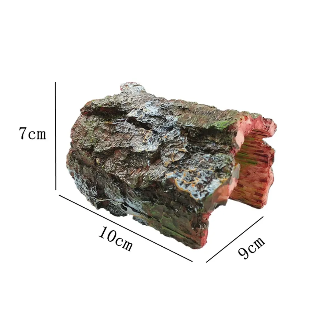 Dekoracje akwarium Dodge Hole żywica Ryby Ukrywanie domu akwaria