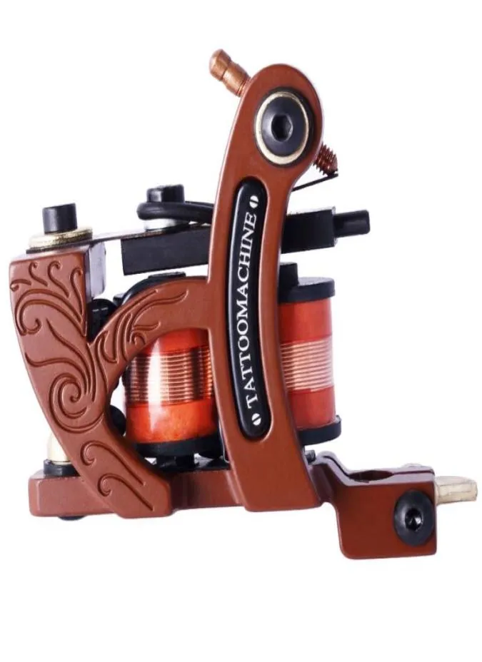 Hele Nieuwste Fijne Voering Tattoo Machine Ijzer 8 Wrap Coils Tattoo Guns Tattoo Supply 5085487