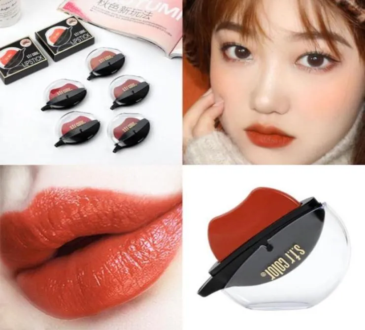 Lip Gloss Lazy Population Sexy Red Lipstick Long Lasting Protable Moisturizing Makeup Cosmetic For Women TSLM16072242