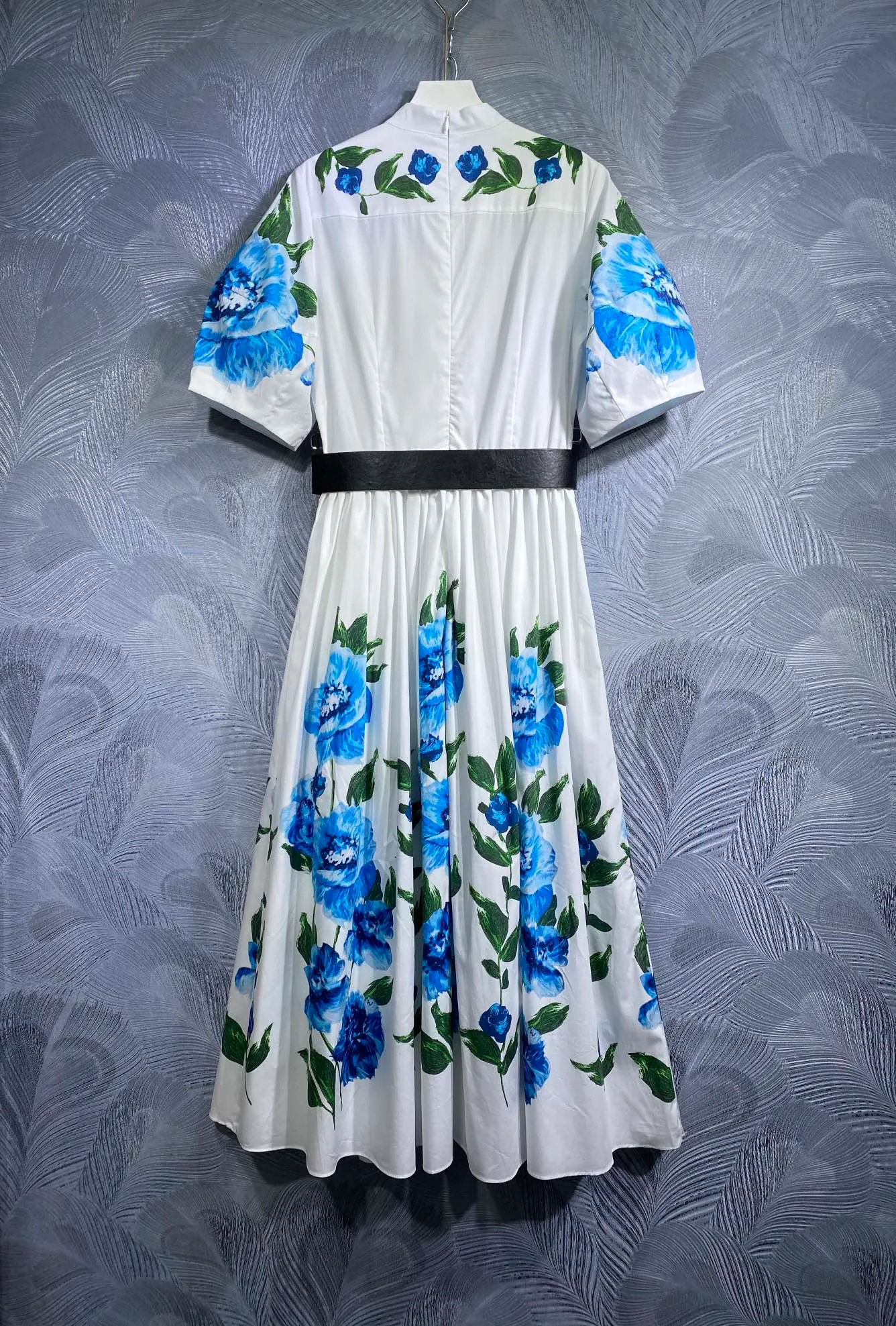 GU2024 ثوب المرأة المطبوعة في أوائل الربيع الربيع مصمم للسيدات الفساتين العلامة