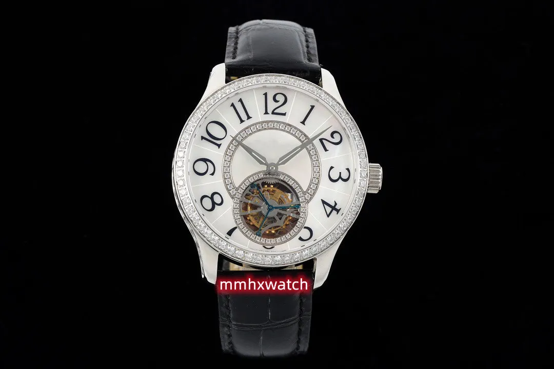 RMS Factory Watch Diameter 43 مم مع حركة توربيون ذاتية التوربيون المرآة الزجاجية الكريستالية 316L
