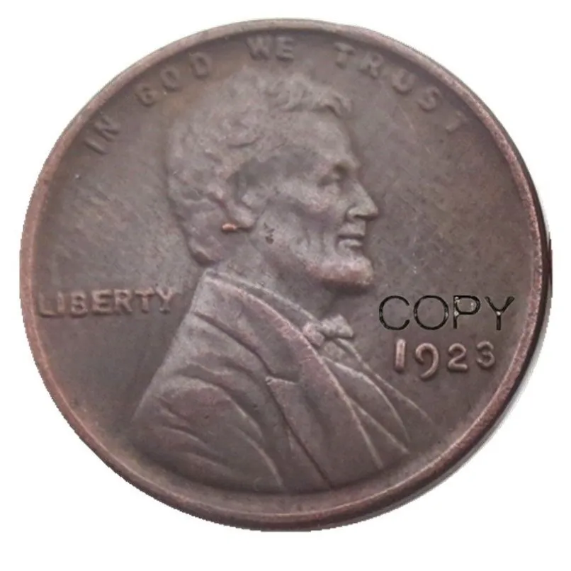 USA 1923 P S D Vete Penny Head One Cent Copper Copy Pendant Accessories Coins237K