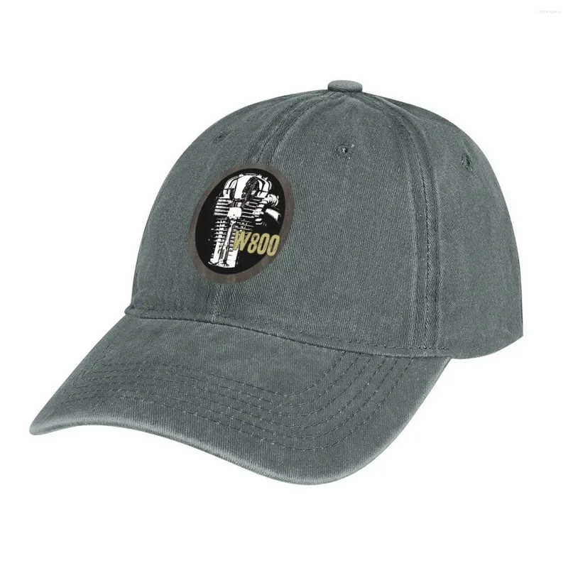 Baretten W800 Motorfiets Cowboyhoed Anime Trucker Cap Hard Kinderen Dameshoeden 2024 Heren