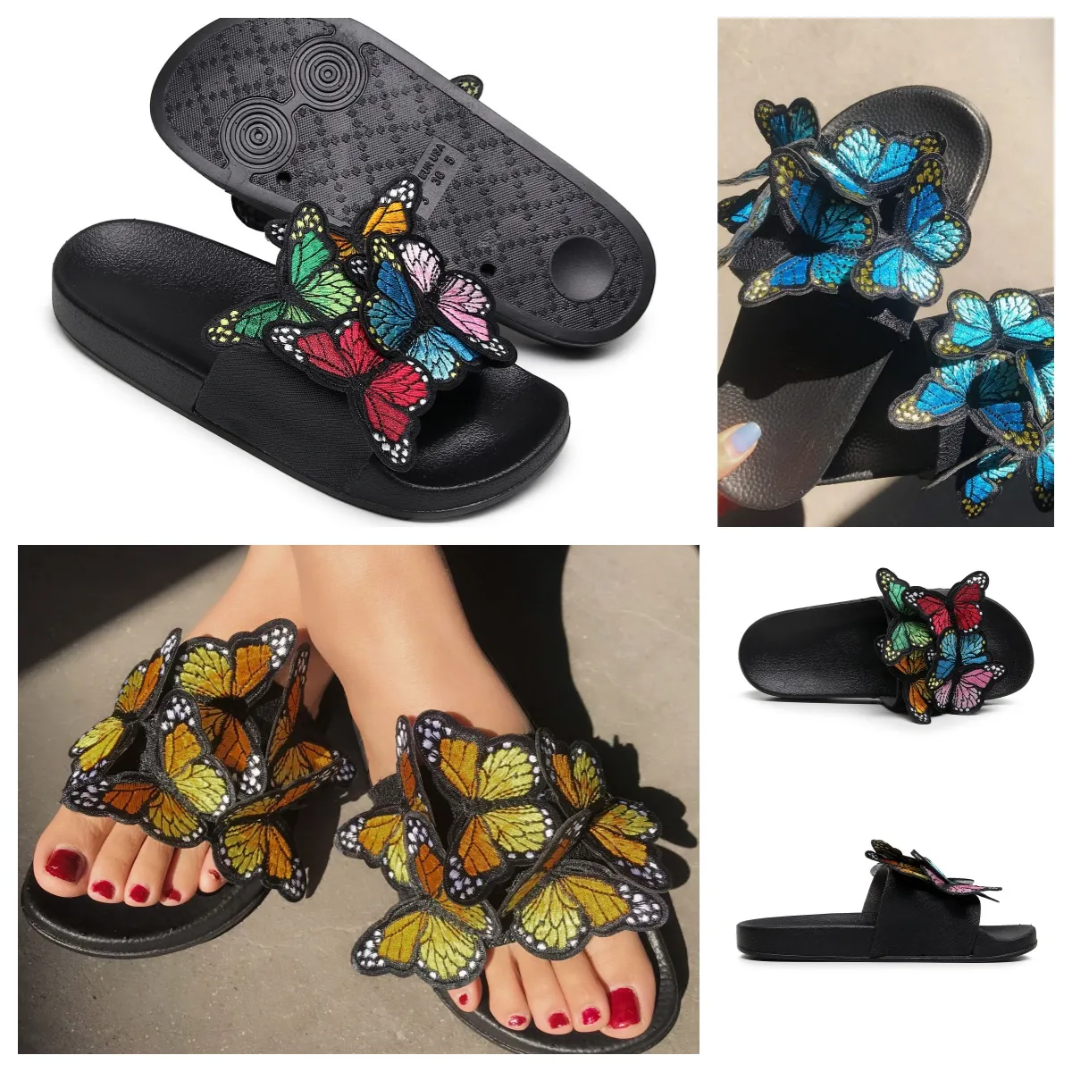 Diseñador Hombres Mujeres Sandalia Moda Lujo Diamante Zapatilla Ladie Playas Sandalia Fiesta Boda Pisos Zapatilla Zapato GAI tamaños 36-41