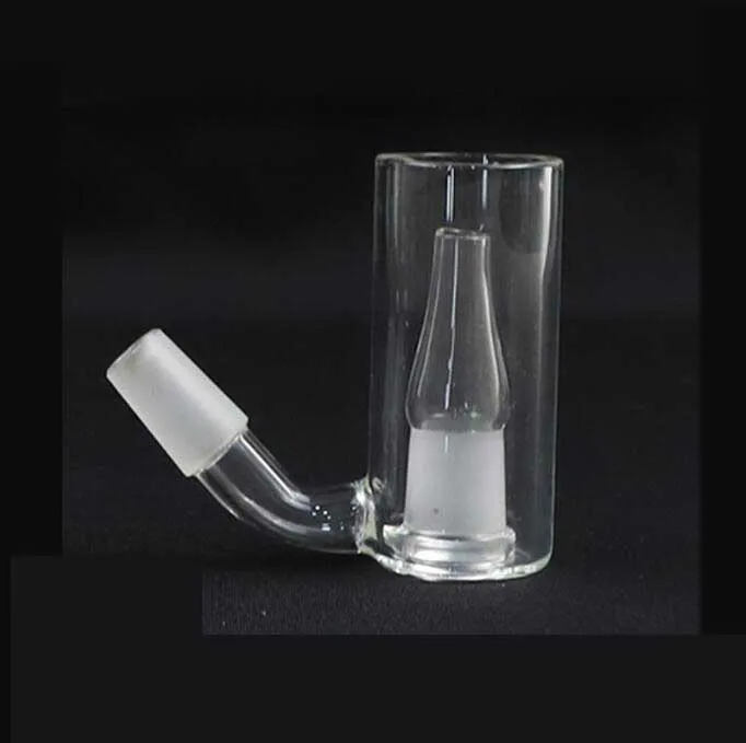 Neueste Glas Asche Catcher Adapter 45 Grad Rauchen Werkzeug Wasserpfeifen Wasser Bong Bubbler Rohr 14mm Größe Bohrinseln Stick Hand Filter Tipps Zubehör