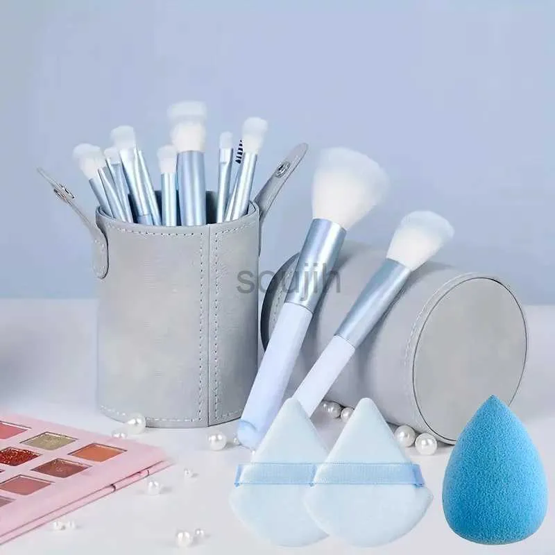 Makeup Brushes Professionnel 8/14 pièces pinceaux de maquillage ensemble éponge beauté éponge cosmétique brosse poudre libre brosse mélange outils de beauté ldd240313