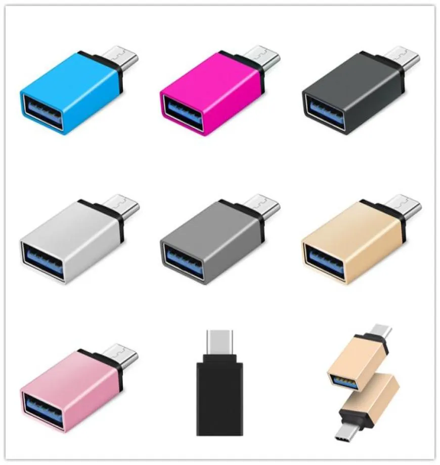 Adapter typu C OTG Mężczyzna do USB 30 Adapter konwertera żeńskiego dla Samsung Huawei Xiaomi Smartfony 4364113