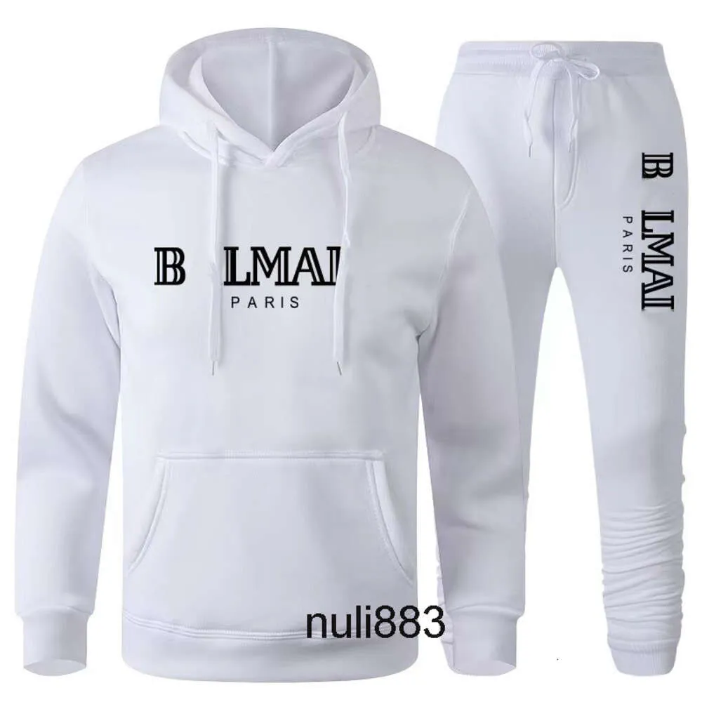 44O4 pure mens for balmanly hoodie fashion clothing suit ballmainly cotton Hoodie trousers ballman Sportswear The same tracksuits balmin love tracksuit desi SQBH