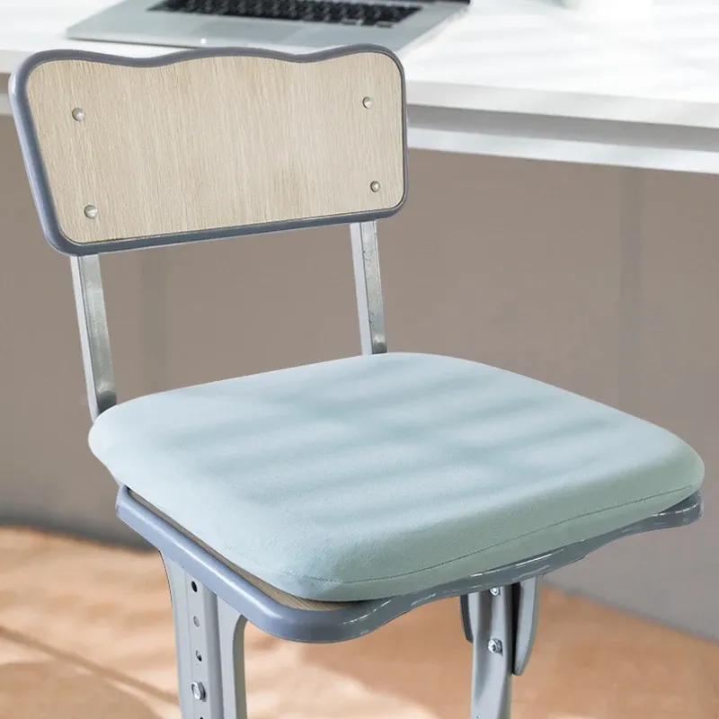 Kudde långsam rebound minnes skum kontorsstol kudde avtagbar och tvättbar massagesstolskuddar mjuka antidecubitus stol kuddplatta