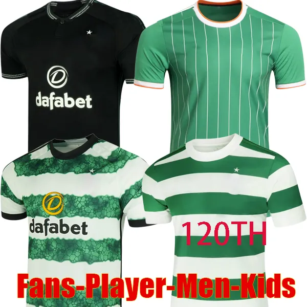 23 24 24 Celtic retro piłka nożna FC dom 2023 2024 Koszula piłkarska Męs