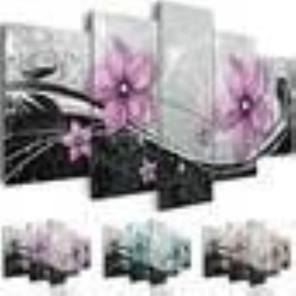 World Art 5 PCS set Modern Prints Flowers Oil Painting on Canvas Wall Art Pictures for Home Living Room Decor No Frame295d