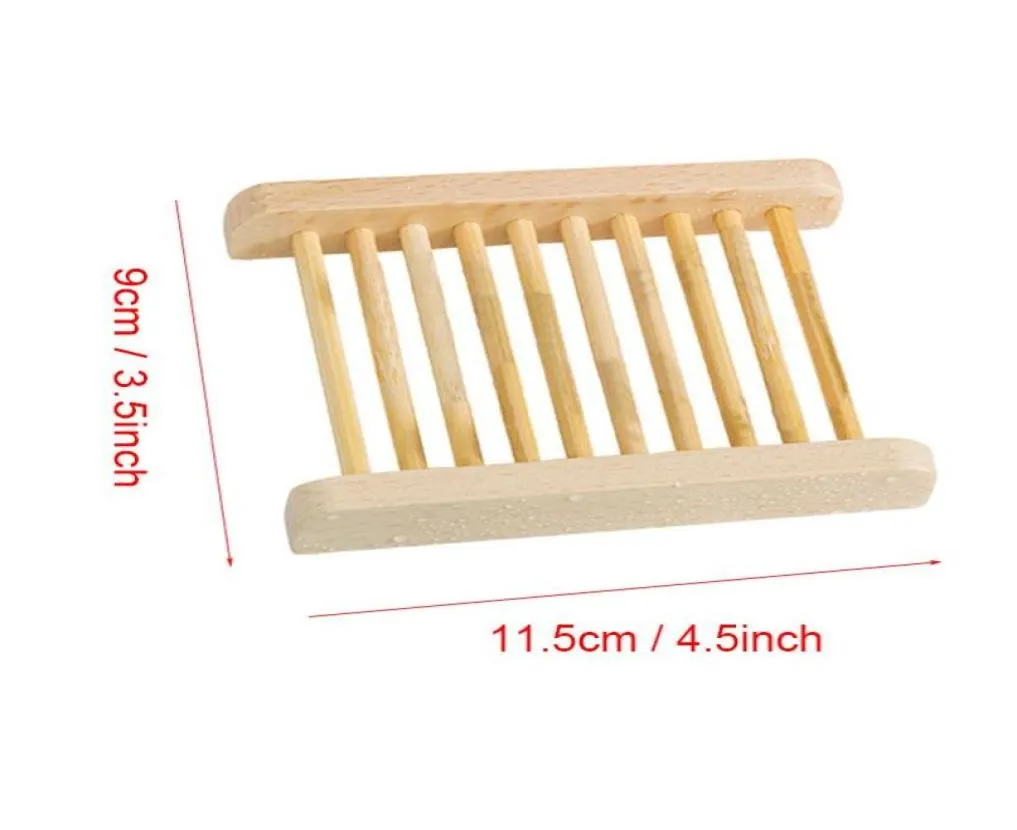 Porte-savon en bois naturel porte-plateau à savon en bois rangement créatif porte-savon assiette boîte conteneur pour bain douche fournitures de salle de bain 5618378