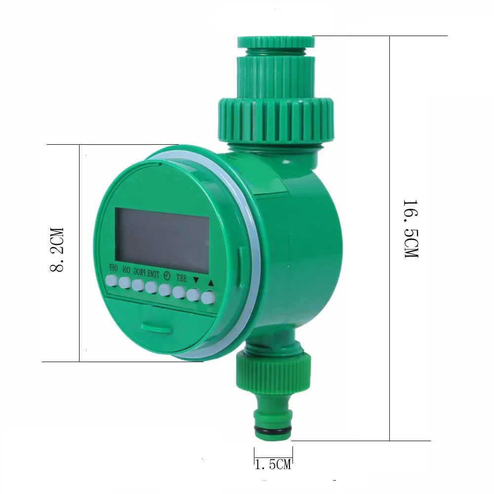 Temporizadores de irrigação automática temporizador inteligência válvula controlador display lcd eletrônico rega relógio dispositivo controle água do jardim