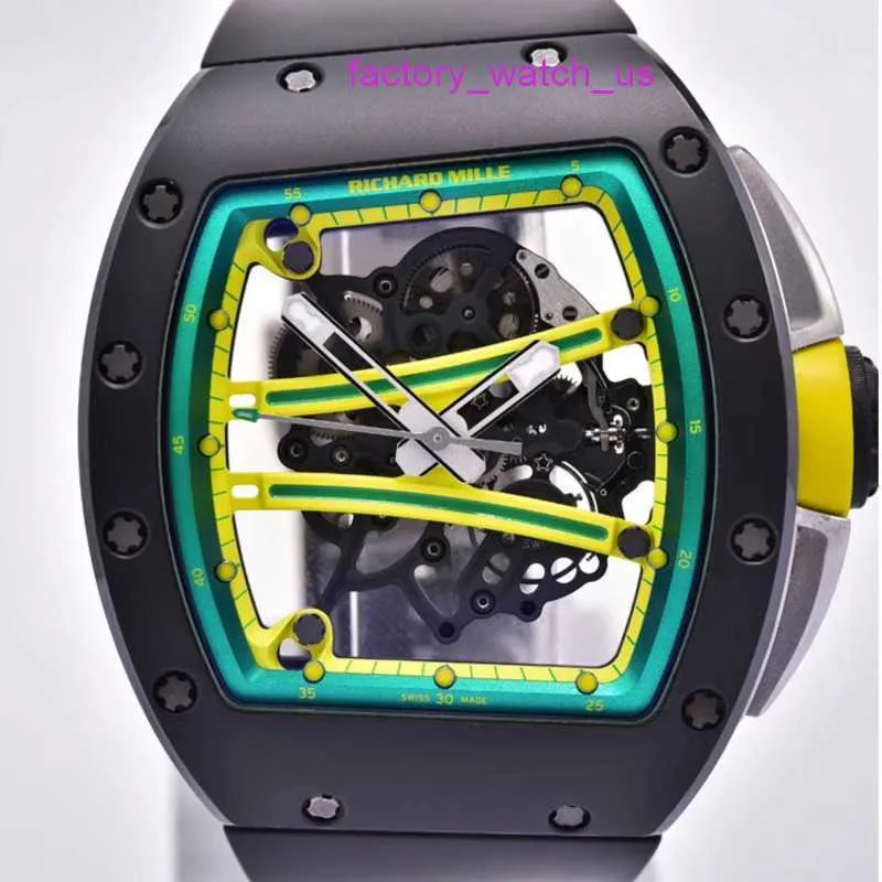 Montre femme montre RM montre habillée RM61-01 série homme YOHAN BLAKE piste montre homme en céramique noire