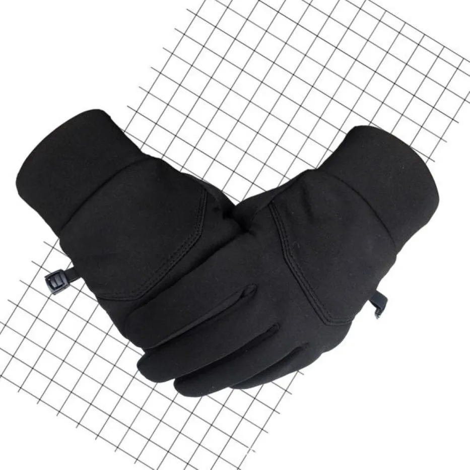 Ciepłe rękawiczki z ekranem dotykowym na zewnątrz dla mężczyzn dla mężczyzn kobiety zimowe wiatroodporne wodoodporne, bez poślizgu zagęszczone zimne rękawice napędowe184p