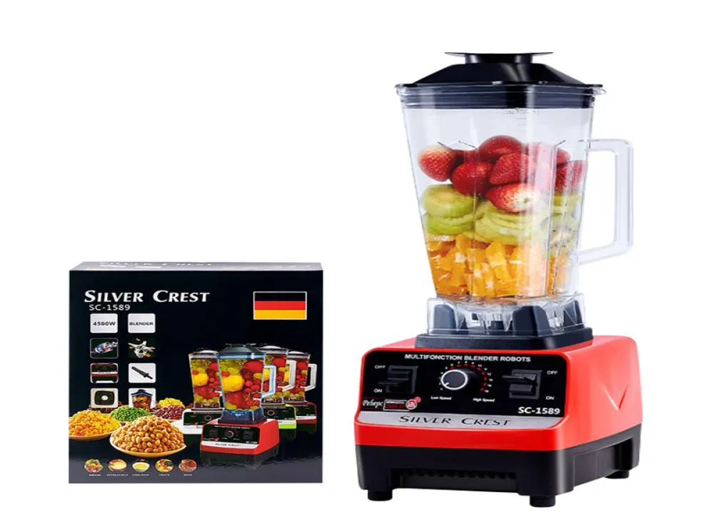 Sokowirówki 4500W Mocno -ciężka sokowirówka 3HP Profesjonalna robota kuchenna robota kuchenna Klasa komercyjna Timer Lod Smoothies Blend5746554