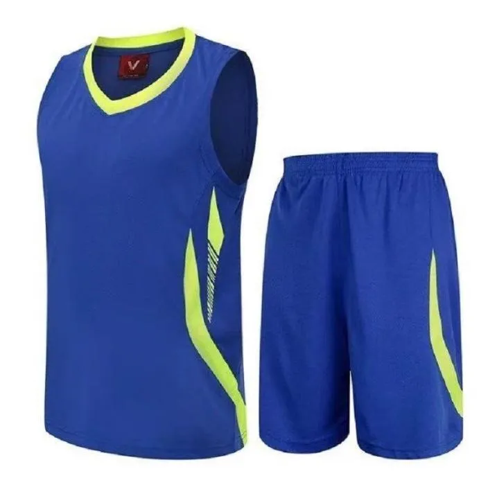 High quality tracksuits Men sport t shirt and pants Set Uniforms kits clothes blue running jerseys college DIY Customized name8452515