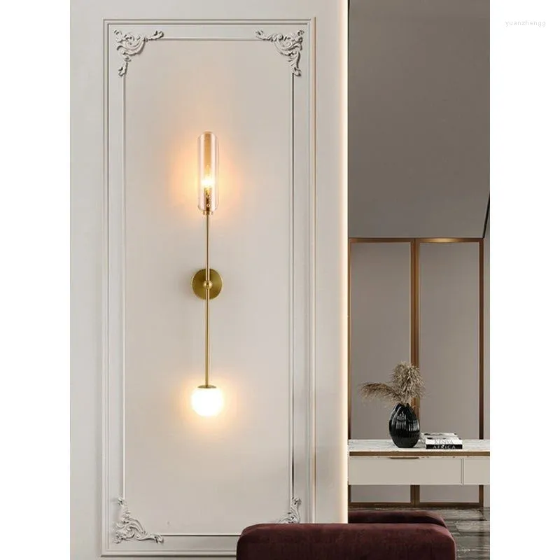 Lampade da parete Lampada da letto moderna a collo di cigno in cristallo moderno con applique lunghe Illuminazione a sconce per esterni a led turchi