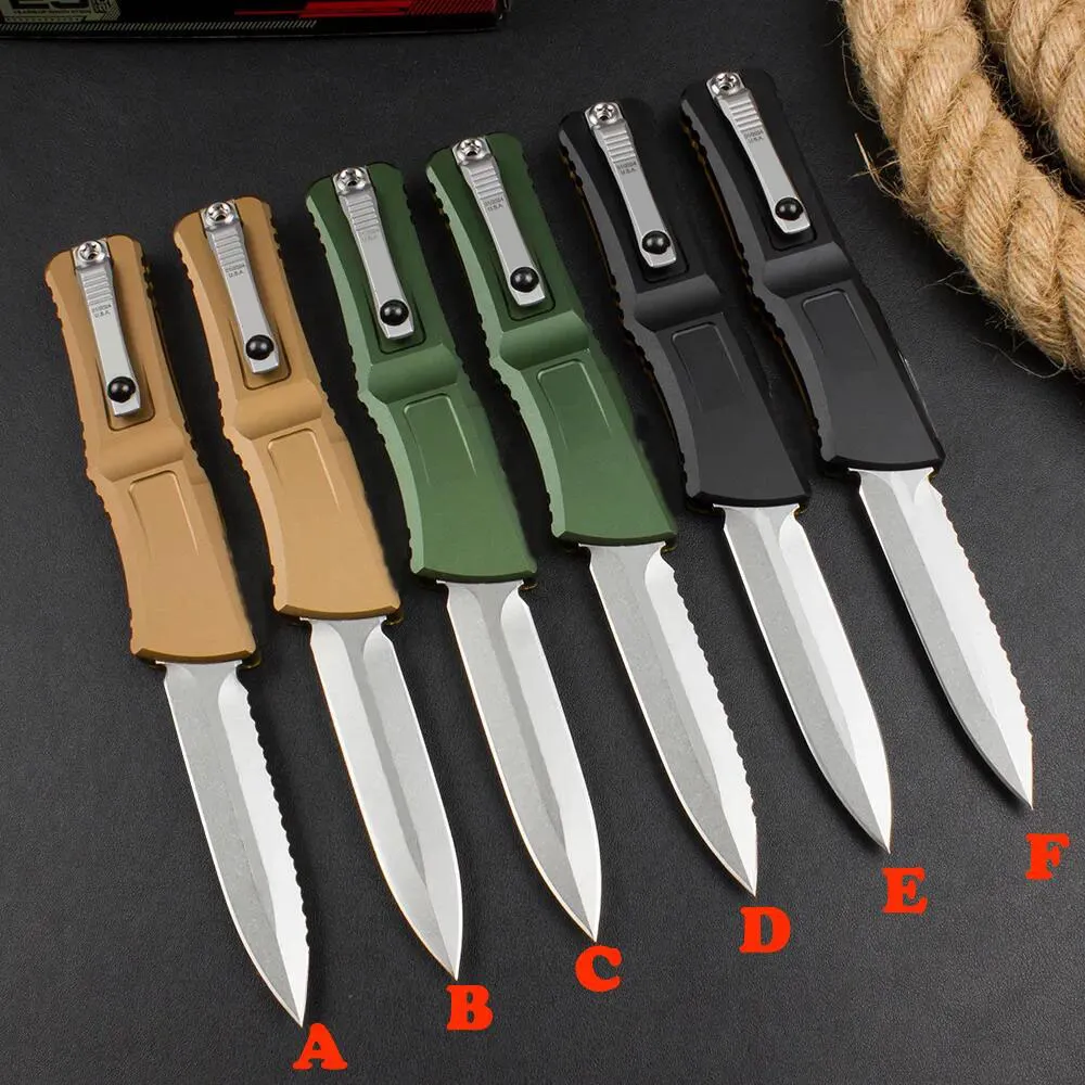 UT-Combat 204p Dragon Auto Knives D2 Blade Pei-Aluminum Handles Tactical Hunt Camp Defense Defense Rescue Cknife EDC Tools